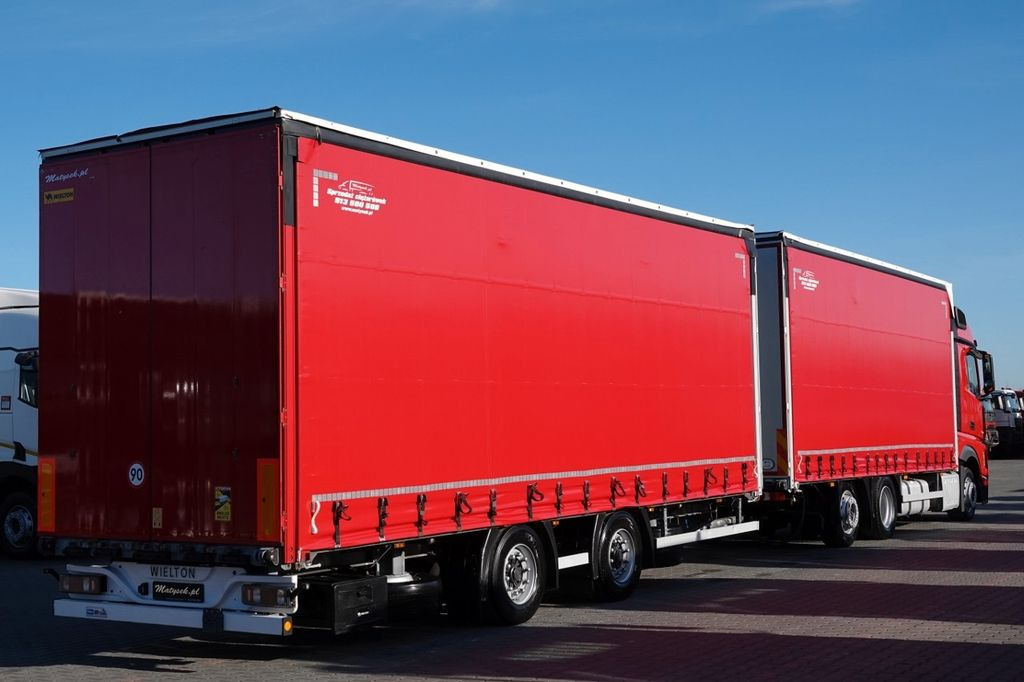 Mercedes-Benz ACTROS 2548 / ZESTAW TANDEM 120 M3 / PRZEJAZDOWY - Camión lona: foto 3 Mercedes-Benz ACTROS 2548 / ZESTAW TANDEM 120 M3 / PRZEJAZDOWY - Camión lona: foto 3