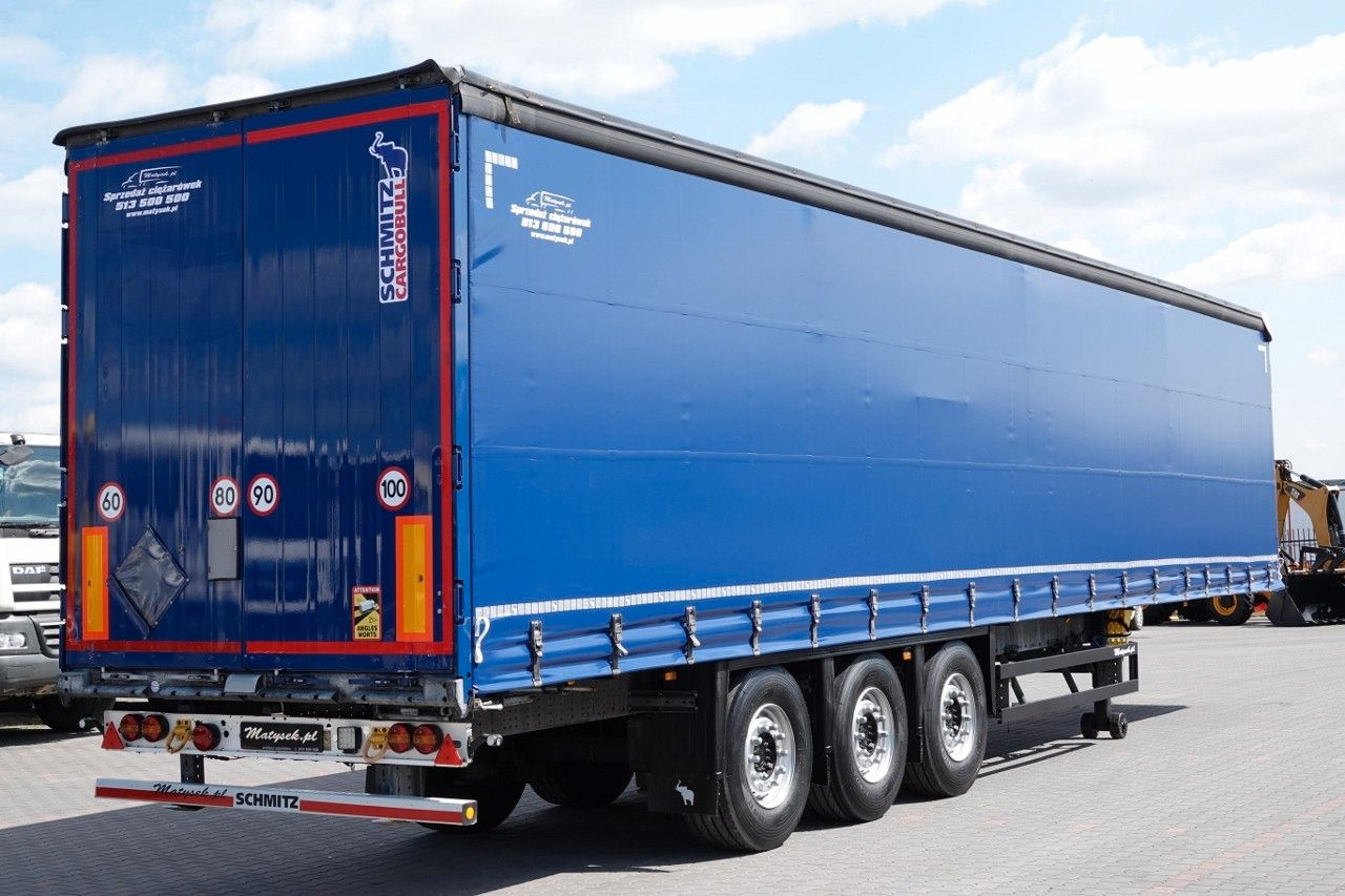 Schmitz Cargobull FIRANKA / STANDARD / OPONY 100% / MAŁO UŻYWANA - Semirremolque lona: foto 4 Schmitz Cargobull FIRANKA / STANDARD / OPONY 100% / MAŁO UŻYWANA - Semirremolque lona: foto 4