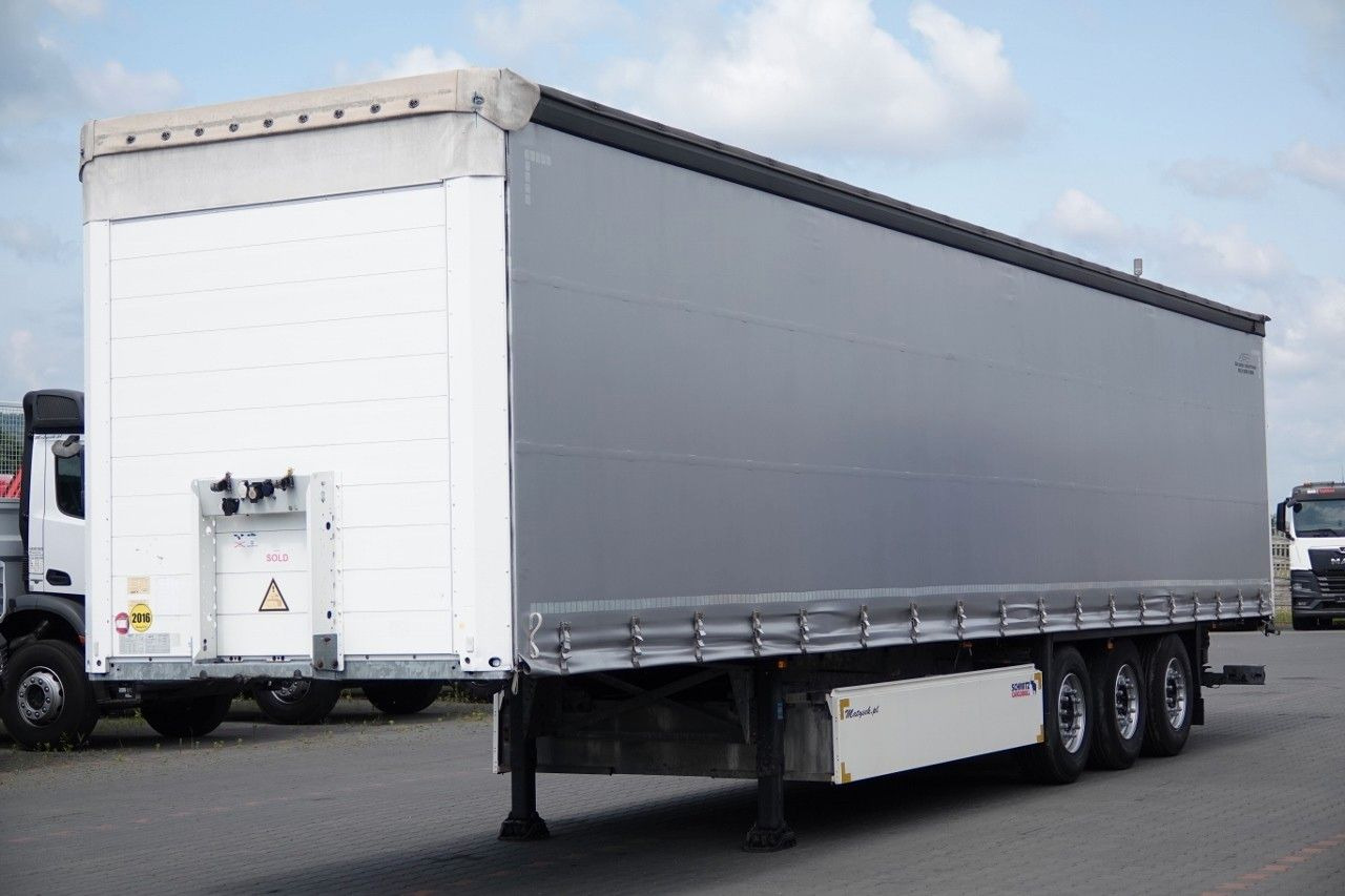 Schmitz Cargobull FIRANKA / STANDARD / OŚ PODNOSZONA / KOSZ NA PA - Semirremolque lona: foto 1 Schmitz Cargobull FIRANKA / STANDARD / OŚ PODNOSZONA / KOSZ NA PA - Semirremolque lona: foto 1