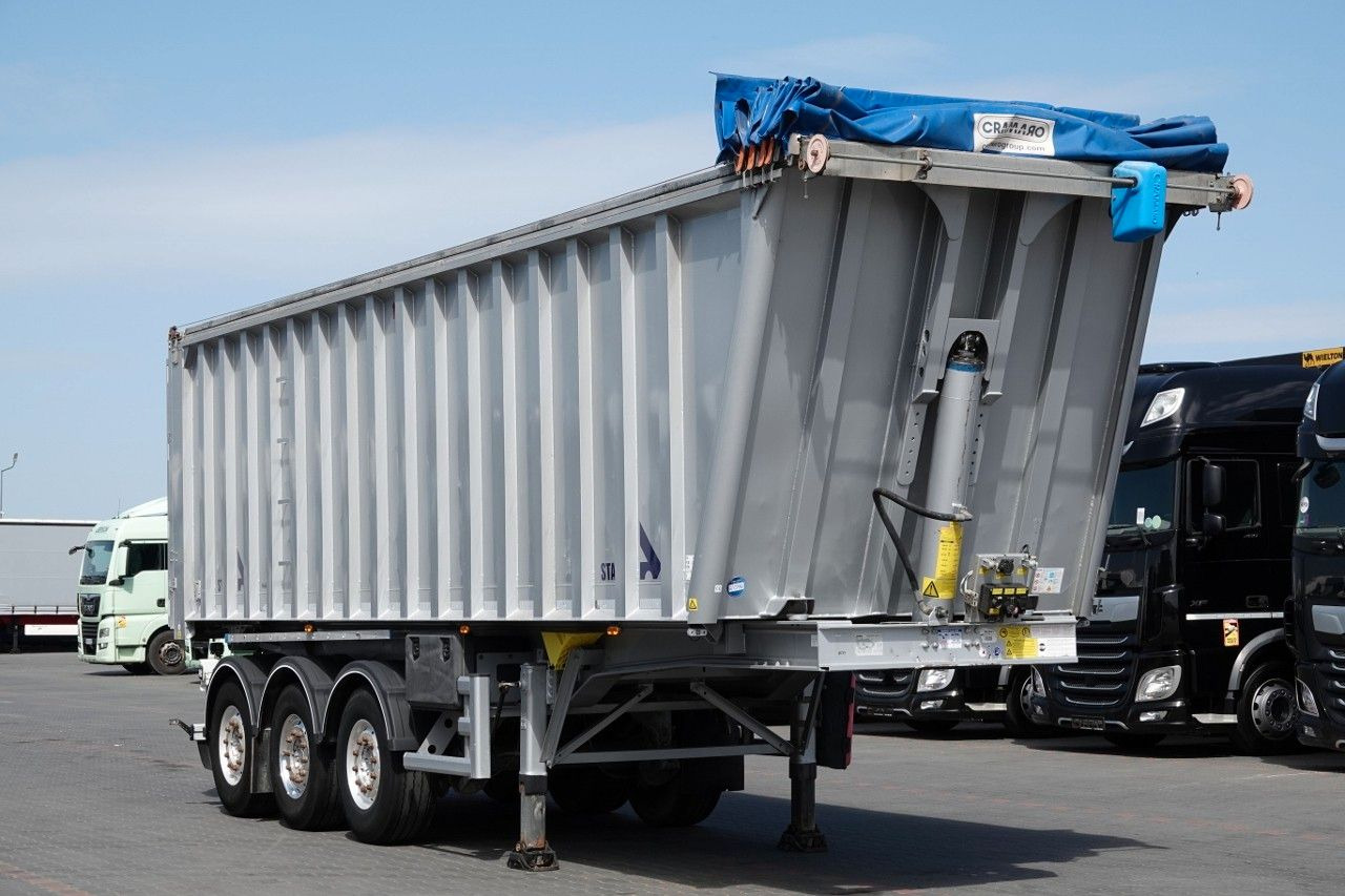 Stas WYWROTKA 43 m3 / ALUMINIOWA / OŚ PODNOSZONA / - Semirremolque volquete: foto 1 Stas WYWROTKA 43 m3 / ALUMINIOWA / OŚ PODNOSZONA / - Semirremolque volquete: foto 1