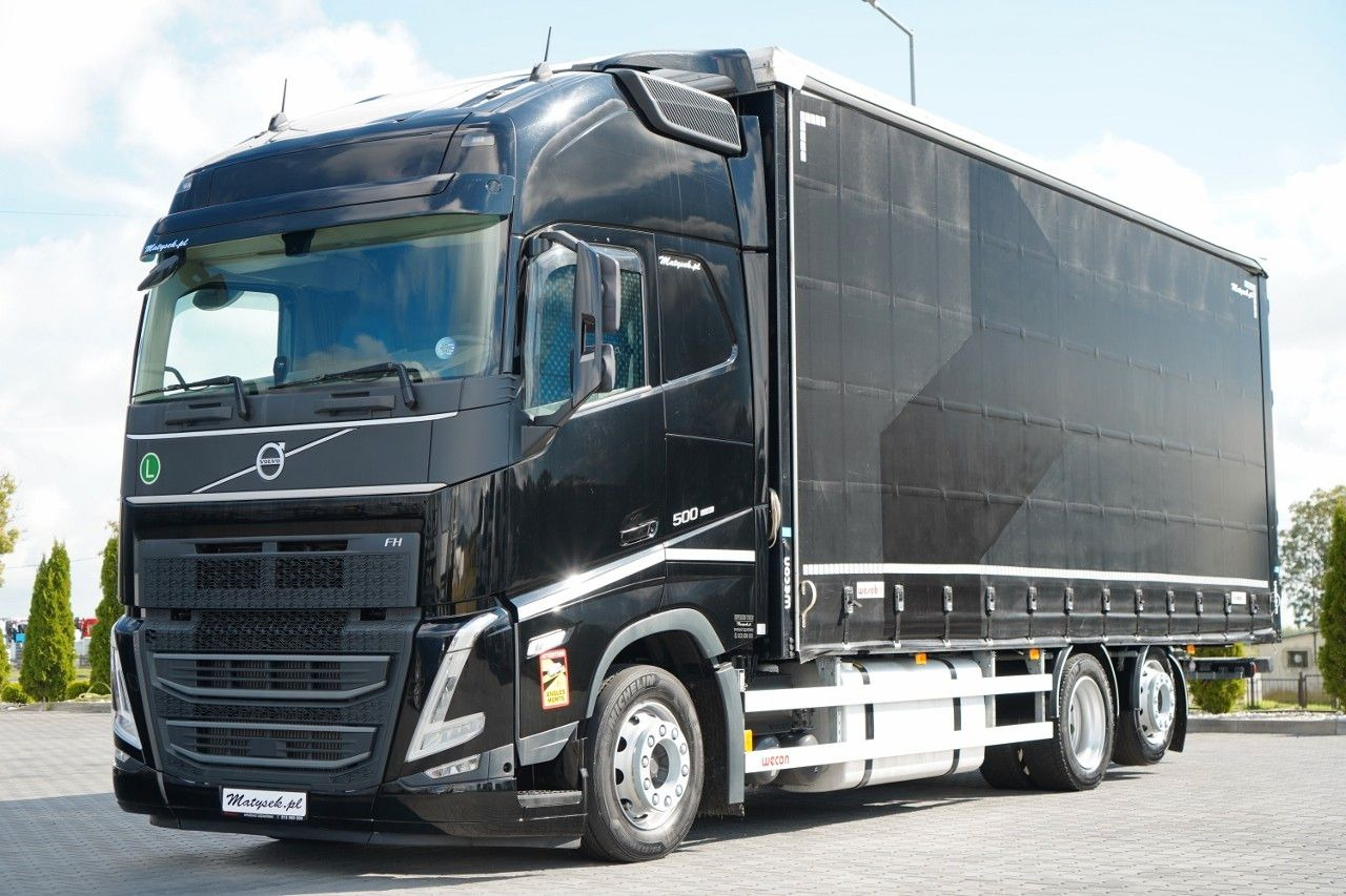Volvo FH 500 / I-SAVE / TANDEM PRZEJAZDOWY / 2023 / K - Camión lona: foto 3 Volvo FH 500 / I-SAVE / TANDEM PRZEJAZDOWY / 2023 / K - Camión lona: foto 3