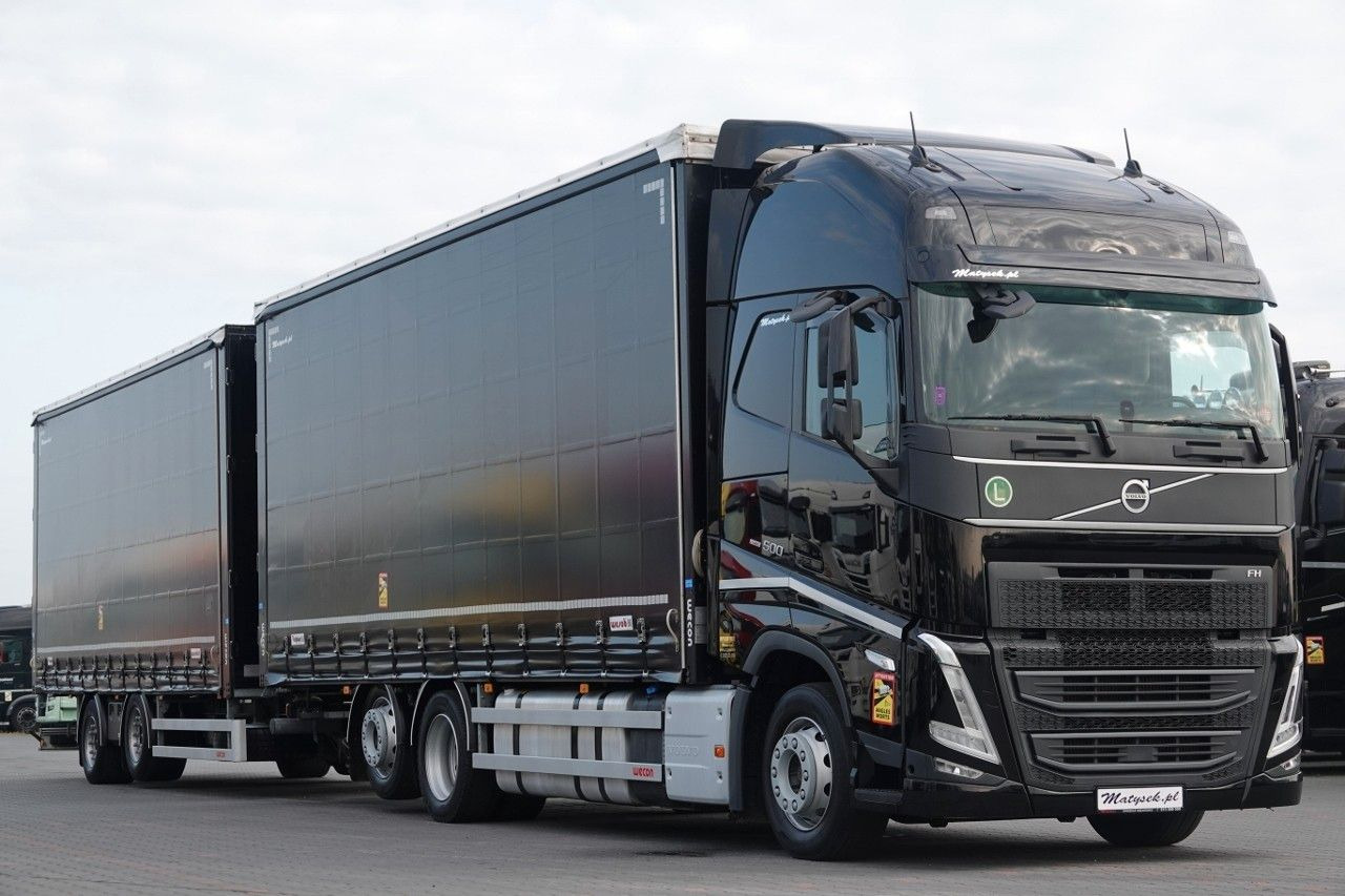 Volvo FH 500 / I-SAVE / XL / ZESTAW TANDEM PRZEJAZDOWY - Camión lona: foto 5 Volvo FH 500 / I-SAVE / XL / ZESTAW TANDEM PRZEJAZDOWY - Camión lona: foto 5