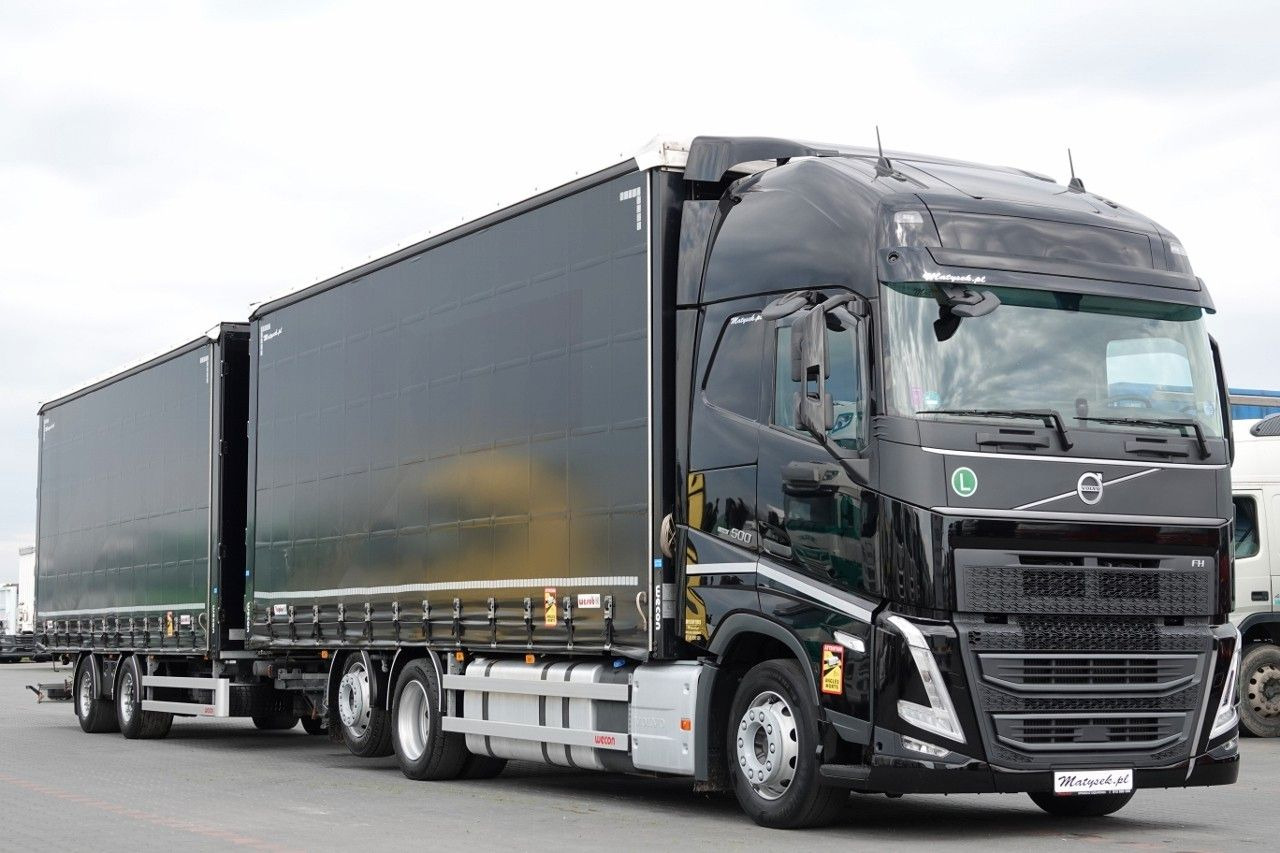 Volvo FH 500 / I-SAVE / XL / ZESTAW TANDEM PRZEJAZDOWY - Camión lona: foto 5 Volvo FH 500 / I-SAVE / XL / ZESTAW TANDEM PRZEJAZDOWY - Camión lona: foto 5