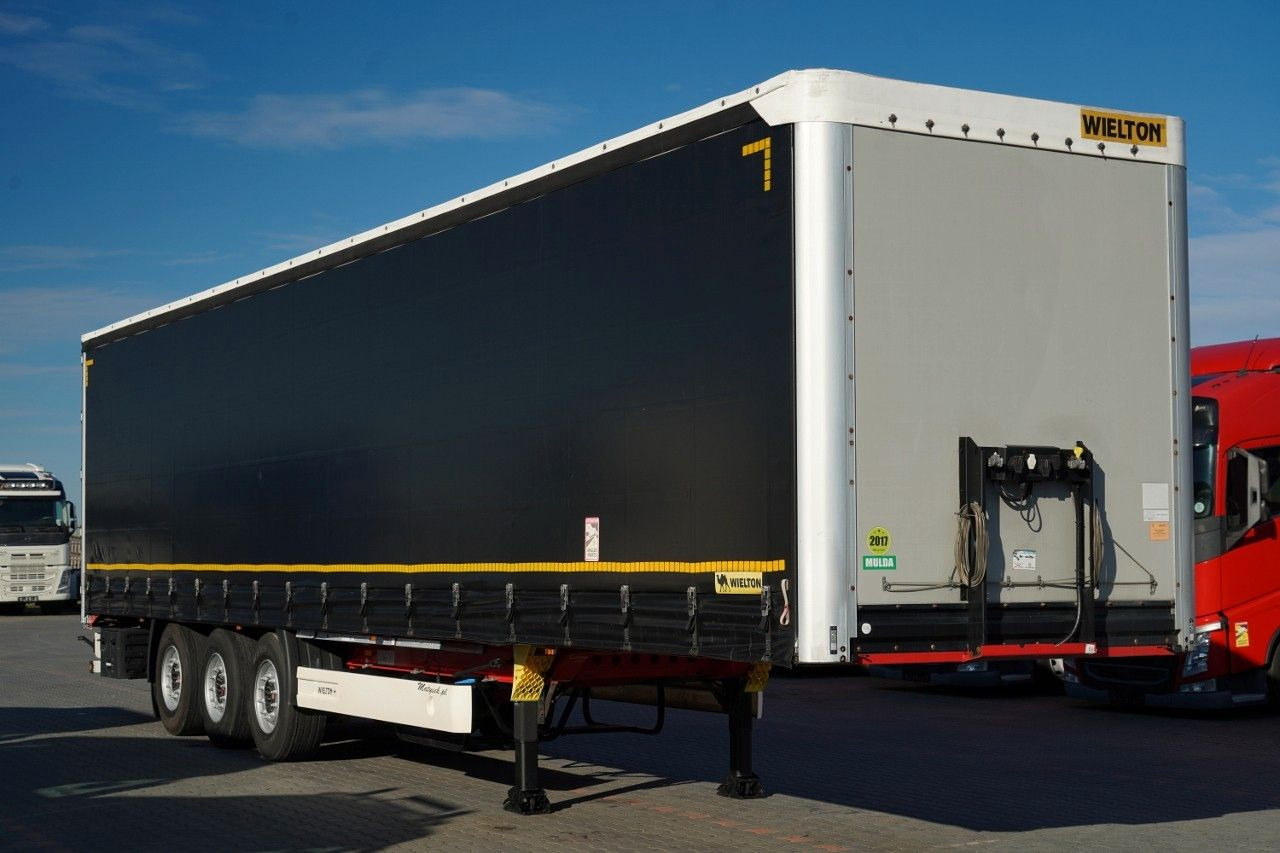 Wielton FIRANKA STANDARD / MULDA DO STALI - 9 M / OŚ POD - Semirremolque lona: foto 1 Wielton FIRANKA STANDARD / MULDA DO STALI - 9 M / OŚ POD - Semirremolque lona: foto 1