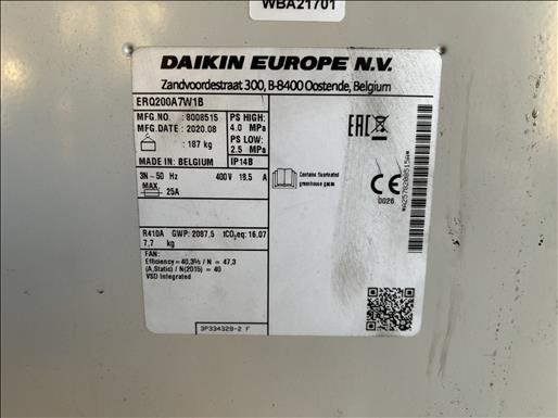 Daikin ERQ200A7W1B Condensing unit - Maquinaria de alimentación: foto 4 Daikin ERQ200A7W1B Condensing unit - Maquinaria de alimentación: foto 4