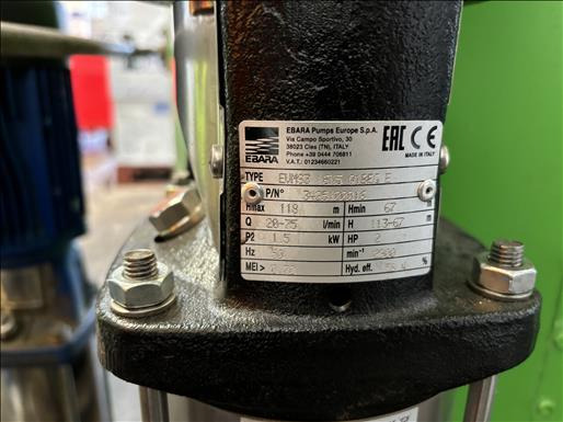 Ebara EVMS3 Vertical multistage pump - Maquinaria de alimentación: foto 3 Ebara EVMS3 Vertical multistage pump - Maquinaria de alimentación: foto 3