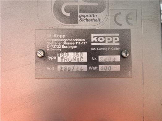 Kopp TSG650 Bag sealer - Maquinaria de embalaje: foto 5 Kopp TSG650 Bag sealer - Maquinaria de embalaje: foto 5