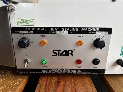 Star S91 Bag sealer - Maquinaria de embalaje: foto 4 Star S91 Bag sealer - Maquinaria de embalaje: foto 4