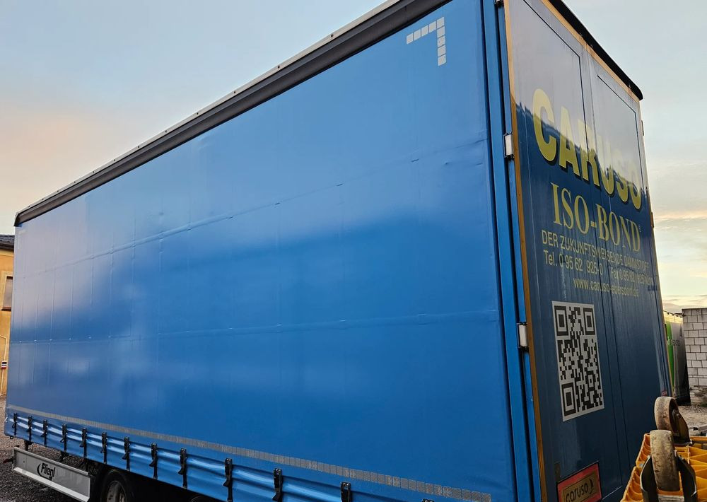 Fliegl PRZYCZEPA CIĘŻAROWA / 60m3 / 2 SZT IDENTYCZNE / OSIE BPW / HAMULCE TARCZOWE // 3M WYSOKA / TANDEM / 2 OSIE / 19 PALET / DOLNY SPRZĘG / 18 TON DMC / 13 TON ŁADOWNOŚĆ - Remolque con toldo: foto 5 Fliegl PRZYCZEPA CIĘŻAROWA / 60m3 / 2 SZT IDENTYCZNE / OSIE BPW / HAMULCE TARCZOWE // 3M WYSOKA / TANDEM / 2 OSIE / 19 PALET / DOLNY SPRZĘG / 18 TON DMC / 13 TON ŁADOWNOŚĆ - Remolque con toldo: foto 5