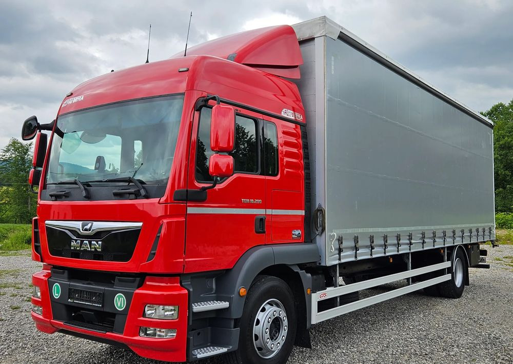 Camión lona MAN TGM 18.290/15.290/E6/21PALET/9400 ŁADOWNOŚĆ/SERWISOWANY/NISKI PRZEBIEG/WINDA/FIRANKA/SPROWADZONY/2019/NISKI PRZEBIEG/PIERWSZY WŁAŚCICIEL/: foto 14