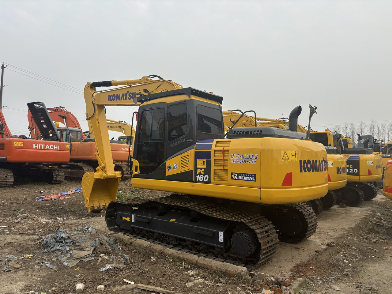 KOMATSU PC160 - Excavadora de cadenas: foto 1 KOMATSU PC160 - Excavadora de cadenas: foto 1