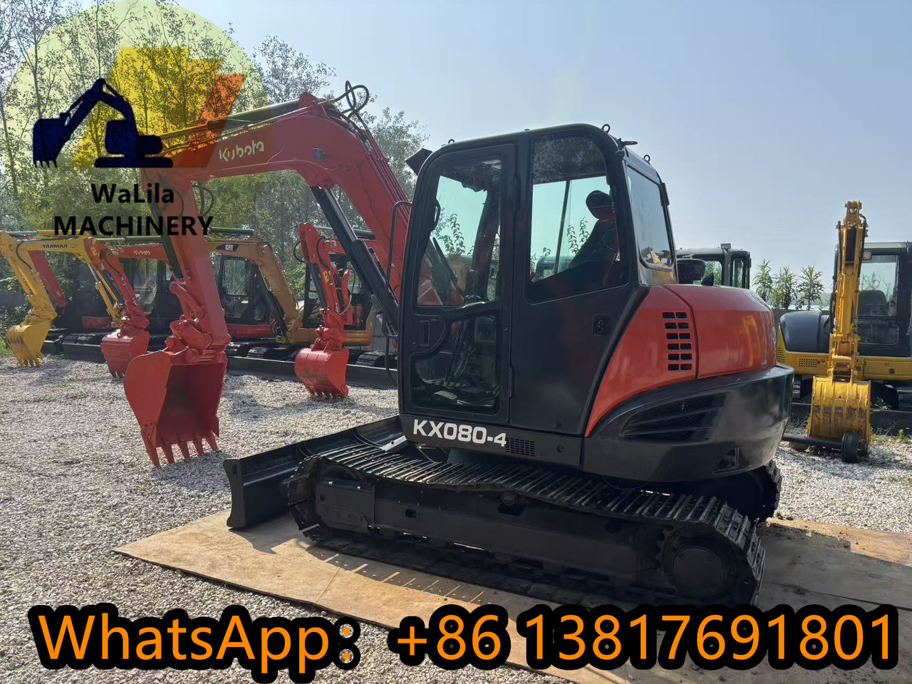 KUBOTA KX080-4 - Miniexcavadora: foto 4 KUBOTA KX080-4 - Miniexcavadora: foto 4