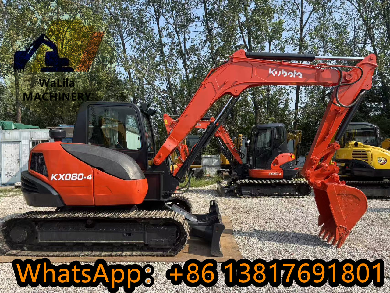 KUBOTA KX080-4 - Miniexcavadora: foto 1 KUBOTA KX080-4 - Miniexcavadora: foto 1