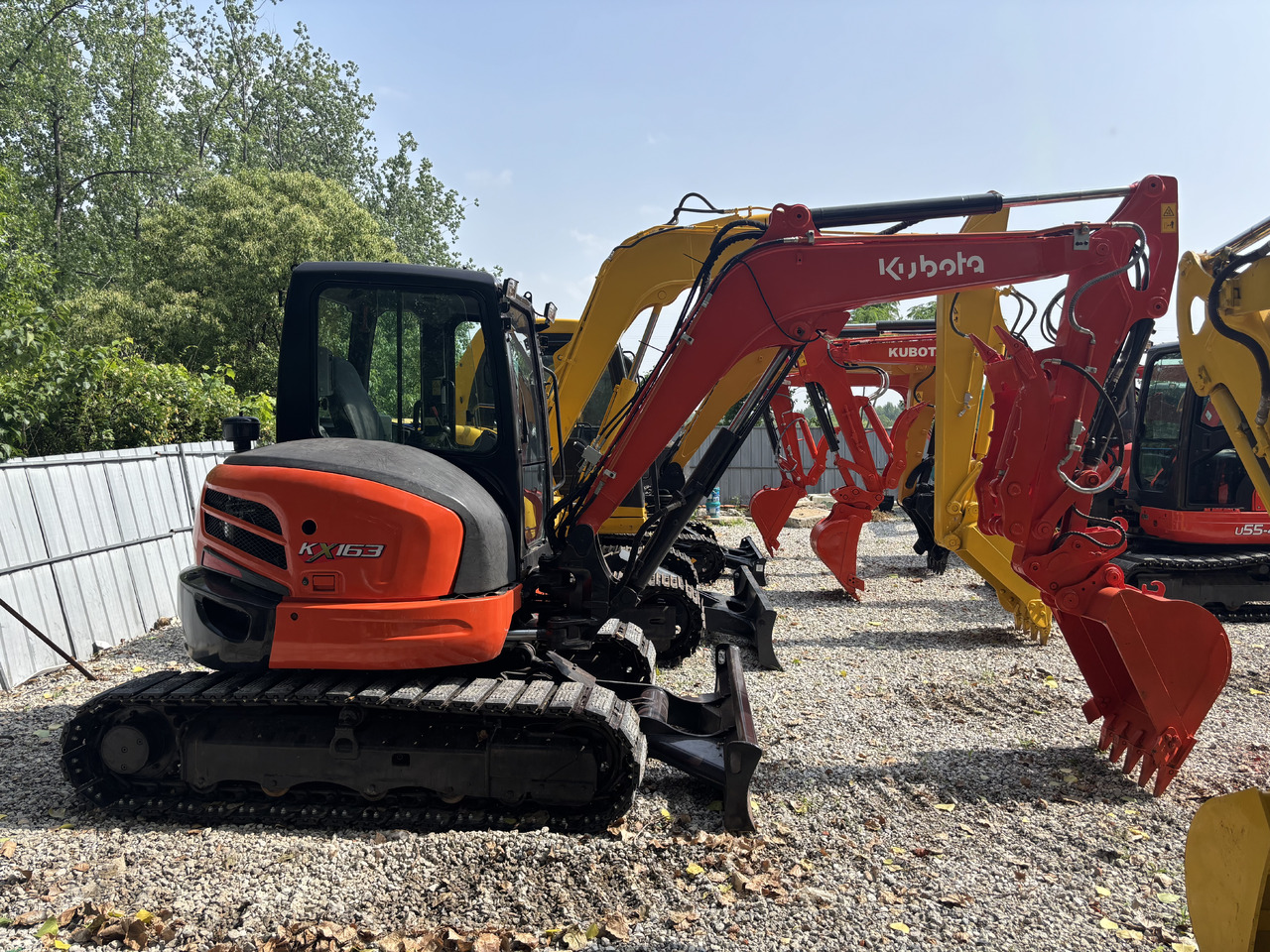 KUBOTA KX163 Carrying a thumb clip. - Miniexcavadora: foto 1 KUBOTA KX163 Carrying a thumb clip. - Miniexcavadora: foto 1