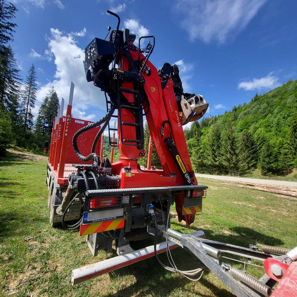 Camión forestal, Camión grúa para transporte de madera VOLVO FMX 500: foto 9