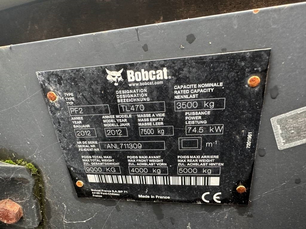 Manipulador telescópico Bobcat TL 470 FOR PARTS OR COMPLETE: foto 8 Manipulador telescópico Bobcat TL 470 FOR PARTS OR COMPLETE: foto 8