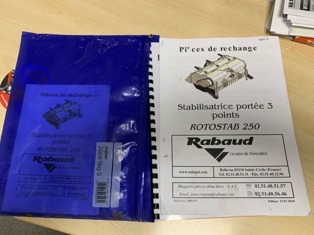 Implemento para Maquinaria de construcción Rabaud Ratostab 250 Rabaud Ratostab 250: foto 9 Implemento para Maquinaria de construcción Rabaud Ratostab 250 Rabaud Ratostab 250: foto 9