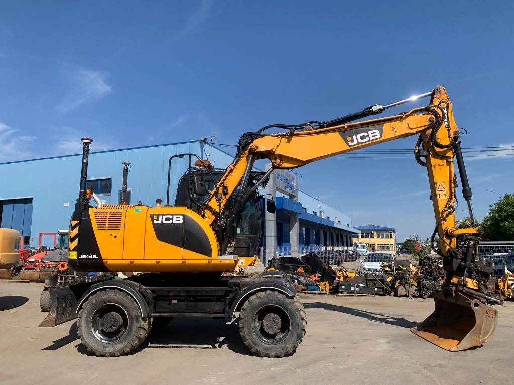 JCB JS 145 W+Engcon Rototilt+Sistem Laser 2D Leica Ico - Excavadora de ruedas: foto 3 JCB JS 145 W+Engcon Rototilt+Sistem Laser 2D Leica Ico - Excavadora de ruedas: foto 3
