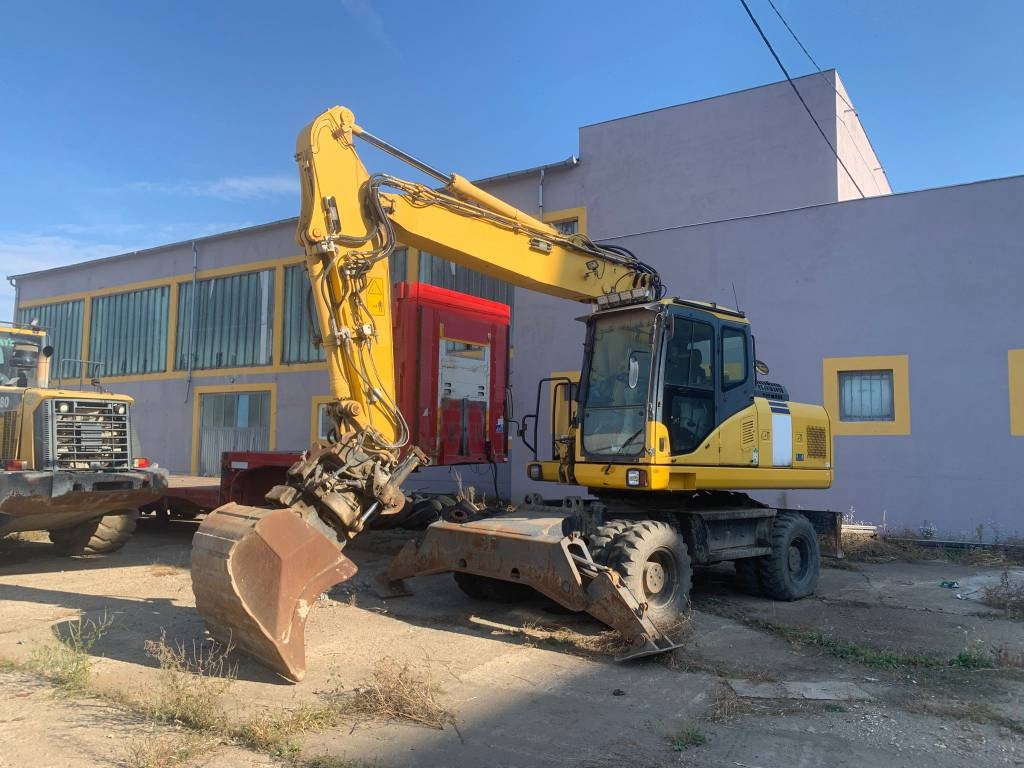 Komatsu PW180-E0+Engcon Rototilt - Excavadora de ruedas: foto 1 Komatsu PW180-E0+Engcon Rototilt - Excavadora de ruedas: foto 1