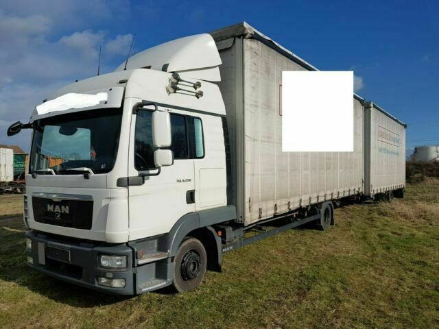 MAN TGL8.240 G.Haus/2xBett Klima AHK - Furgoneta con caja de lona: foto 2 MAN TGL8.240 G.Haus/2xBett Klima AHK - Furgoneta con caja de lona: foto 2