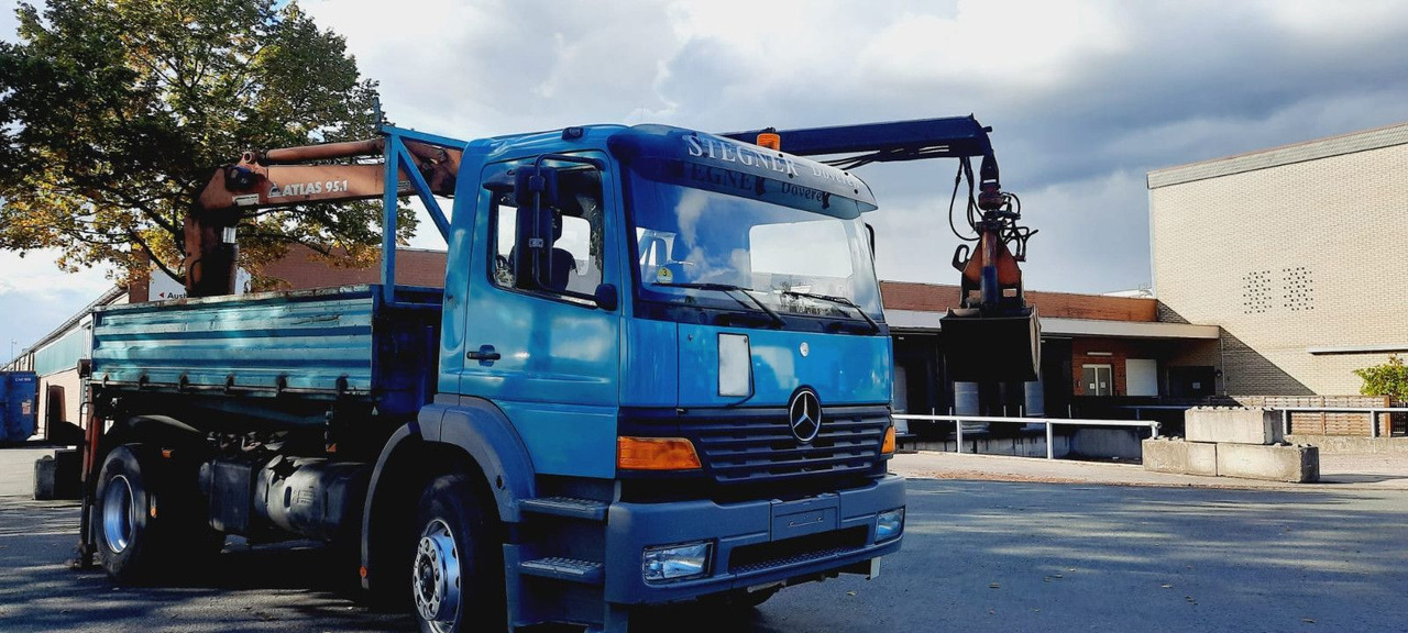 Mercedes-Benz 1828K 4x2 Kipper KRAN+Funk/Greifer - Camión volquete, Camión grúa: foto 4 Mercedes-Benz 1828K 4x2 Kipper KRAN+Funk/Greifer - Camión volquete, Camión grúa: foto 4