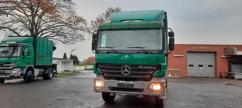 Mercedes-Benz 1841K 4x2 Actros Kipper mit Kran+Greifer - Camión volquete, Camión grúa: foto 2 Mercedes-Benz 1841K 4x2 Actros Kipper mit Kran+Greifer - Camión volquete, Camión grúa: foto 2