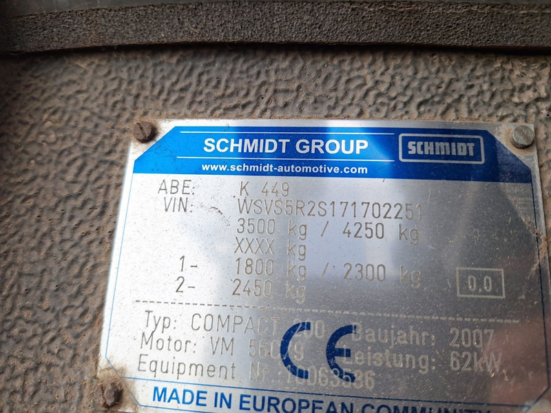 Barredora vial Schmidt Kehrmaschine K449: foto 7