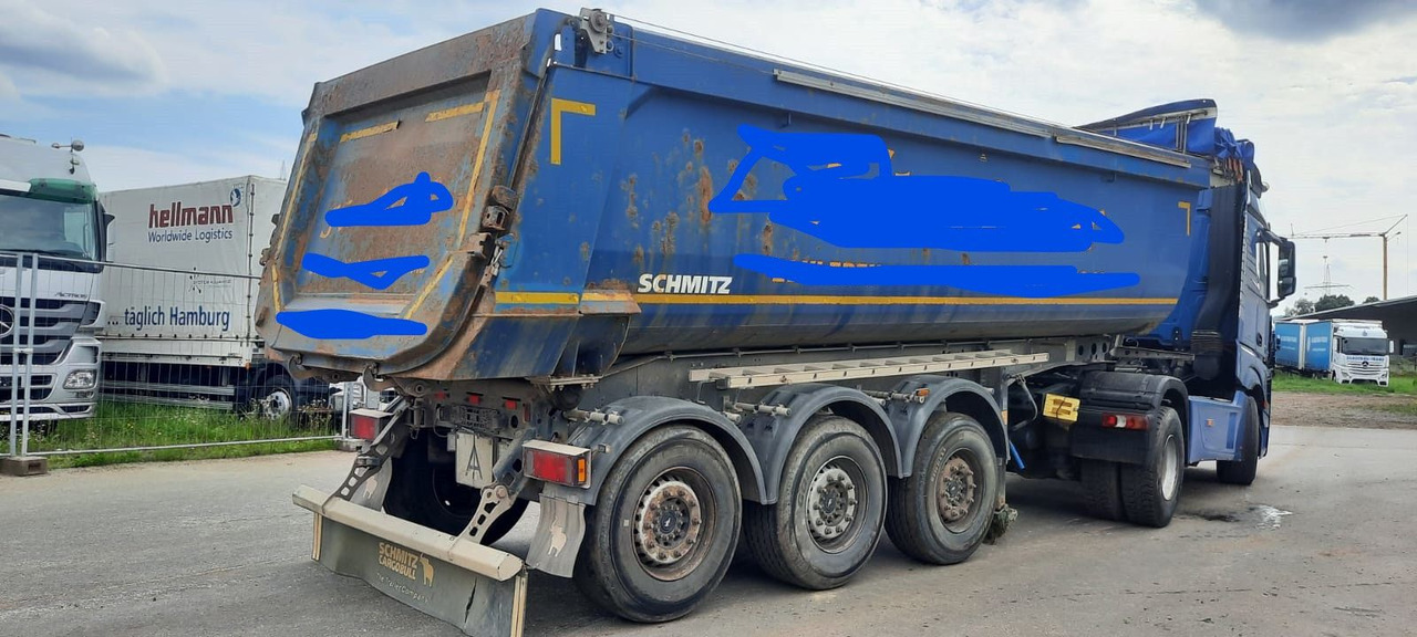 Schmitz Cargobull SKI24 Kipper 3 Achser - Semirremolque volquete: foto 1 Schmitz Cargobull SKI24 Kipper 3 Achser - Semirremolque volquete: foto 1