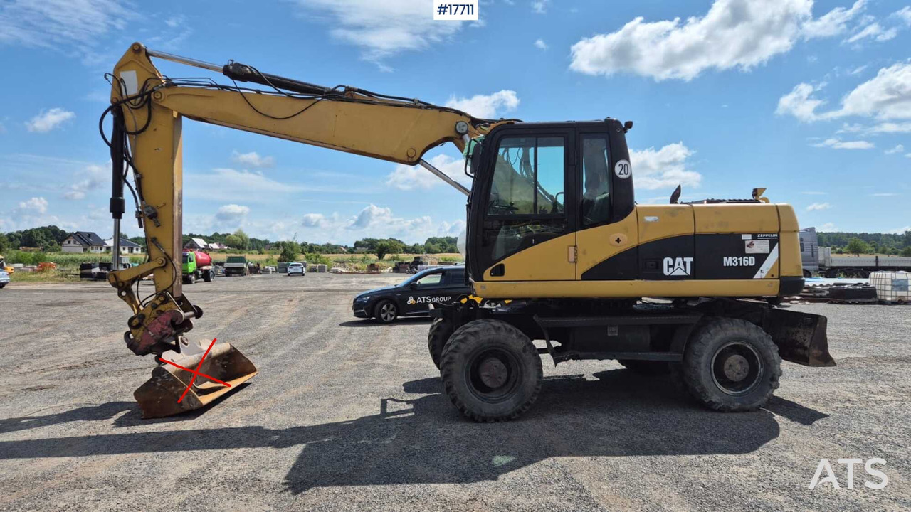 Excavadora de ruedas 2008 CAT M316D: foto 7