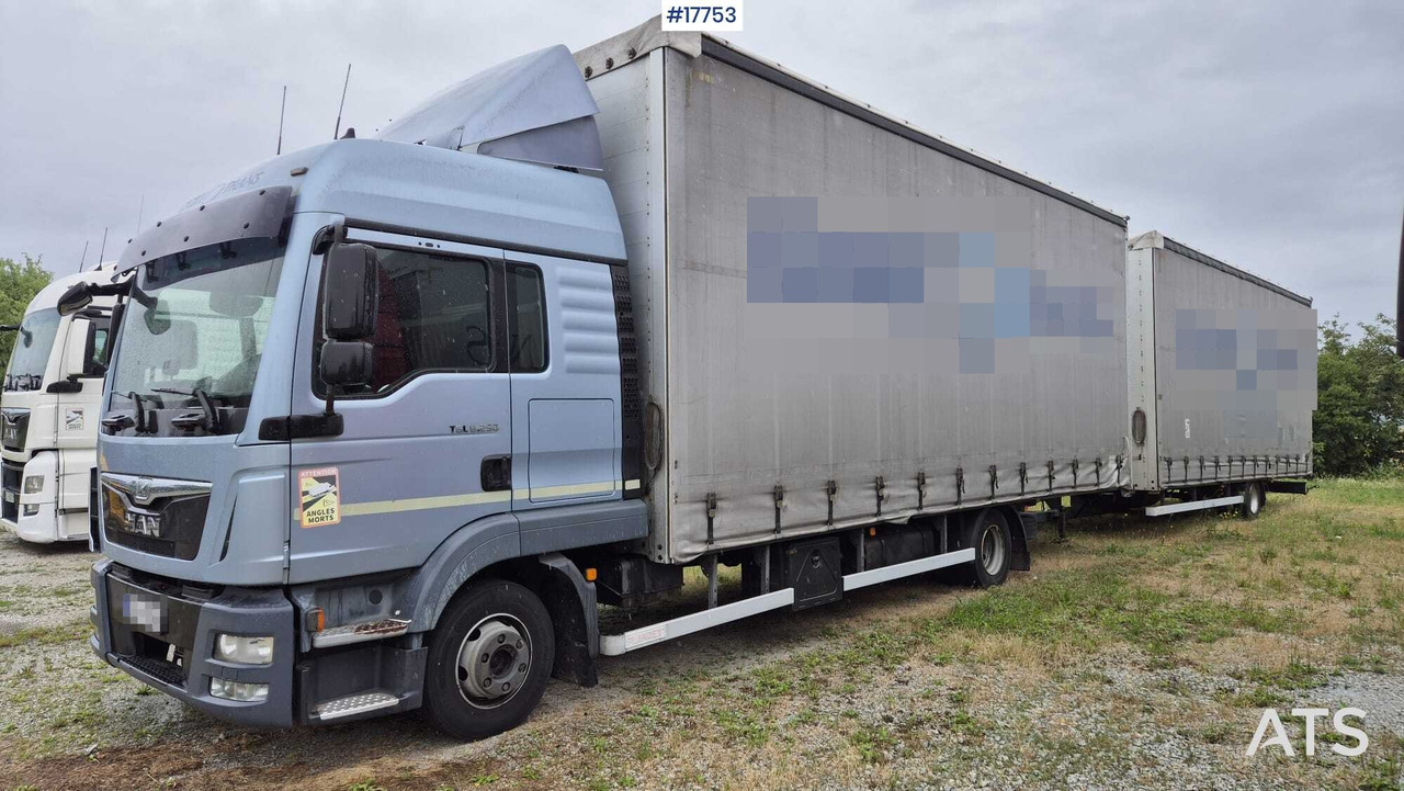 Tandem MAN TGL 8.250 (2014) - Camión lona: foto 1 Tandem MAN TGL 8.250 (2014) - Camión lona: foto 1