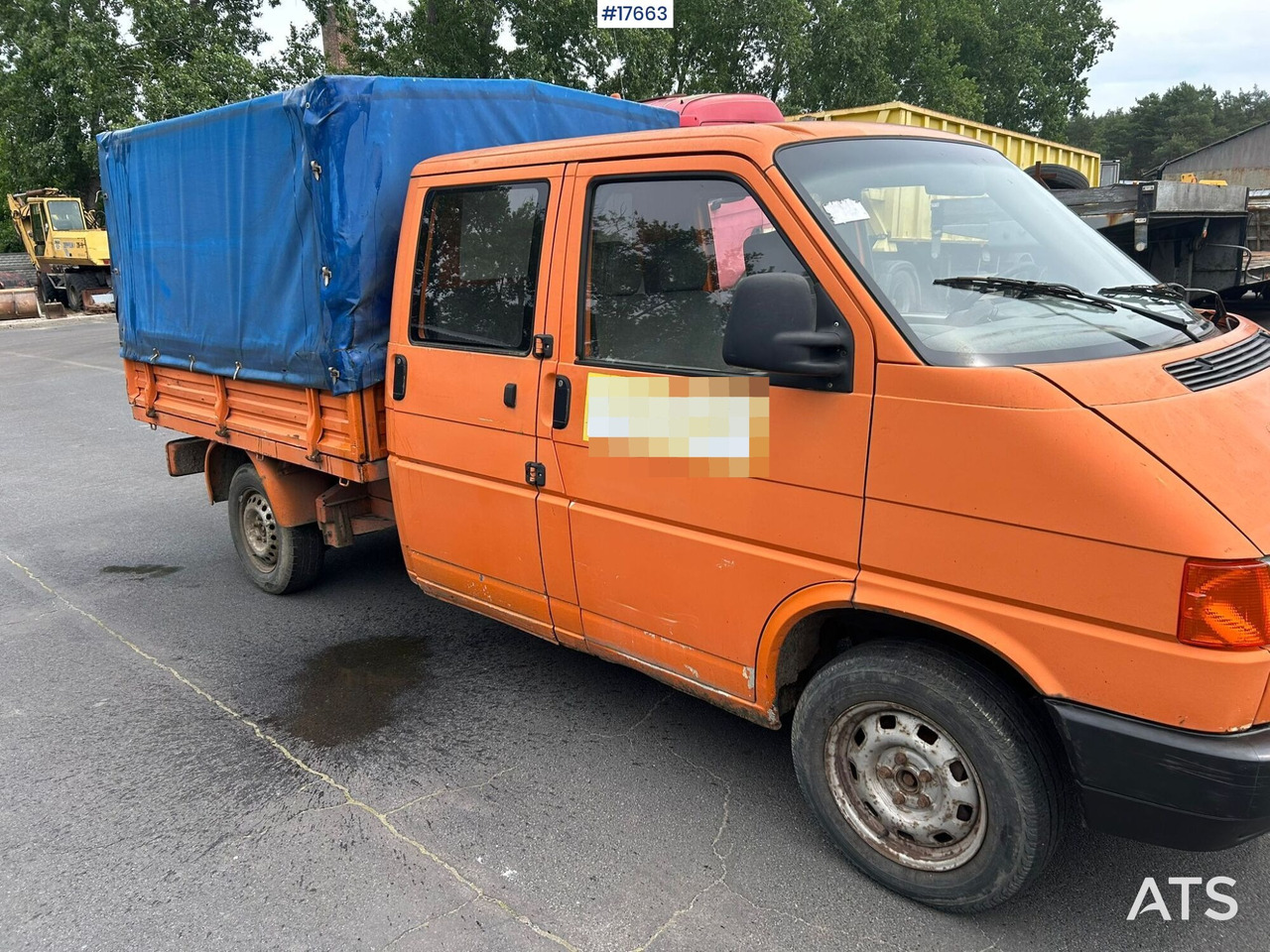Volkswagen Transporter 1.9D double cab with box body (1992) - Furgoneta con caja de lona, Furgoneta combi: foto 5 Volkswagen Transporter 1.9D double cab with box body (1992) - Furgoneta con caja de lona, Furgoneta combi: foto 5