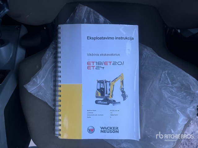 2022 Wacker Neuson ET20 Mini Excavator: <6.6t - Miniexcavadora: foto 2 2022 Wacker Neuson ET20 Mini Excavator: <6.6t - Miniexcavadora: foto 2