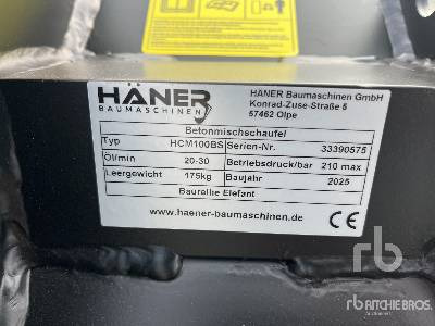 HAENER HCM100BS (Unused) - Maquinaria para hormigón: foto 5 HAENER HCM100BS (Unused) - Maquinaria para hormigón: foto 5