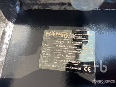 HAENER HX3000A (Unused) - Martillo hidráulico: foto 5 HAENER HX3000A (Unused) - Martillo hidráulico: foto 5