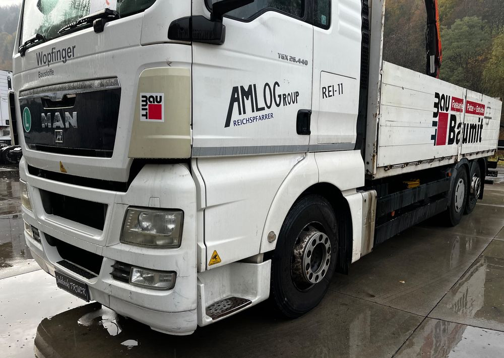 Camión caja abierta, Camión grúa MAN TGX 26.440 // 2009 // Palfinger PK 12001EH Radio // Oś skrętna i podnoszona //: foto 11 Camión caja abierta, Camión grúa MAN TGX 26.440 // 2009 // Palfinger PK 12001EH Radio // Oś skrętna i podnoszona //: foto 11