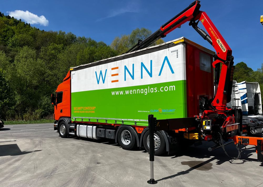 Scania G420 // Tandem // HDS Palfinger 18002 EH // Przyczepa // Oś skrętna podnoszona // Video !!! - Camión lona, Camión eléctrico: foto 5 Scania G420 // Tandem // HDS Palfinger 18002 EH // Przyczepa // Oś skrętna podnoszona // Video !!! - Camión lona, Camión eléctrico: foto 5
