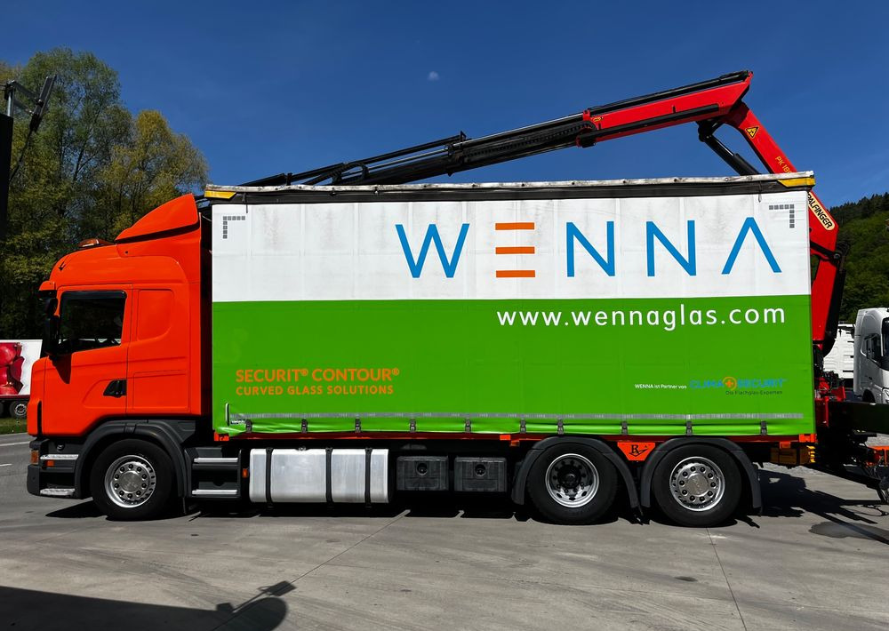 Scania G420 // Tandem // HDS Palfinger 18002 EH // Przyczepa // Oś skrętna podnoszona // Video !!! - Camión lona, Camión grúa: foto 3 Scania G420 // Tandem // HDS Palfinger 18002 EH // Przyczepa // Oś skrętna podnoszona // Video !!! - Camión lona, Camión grúa: foto 3