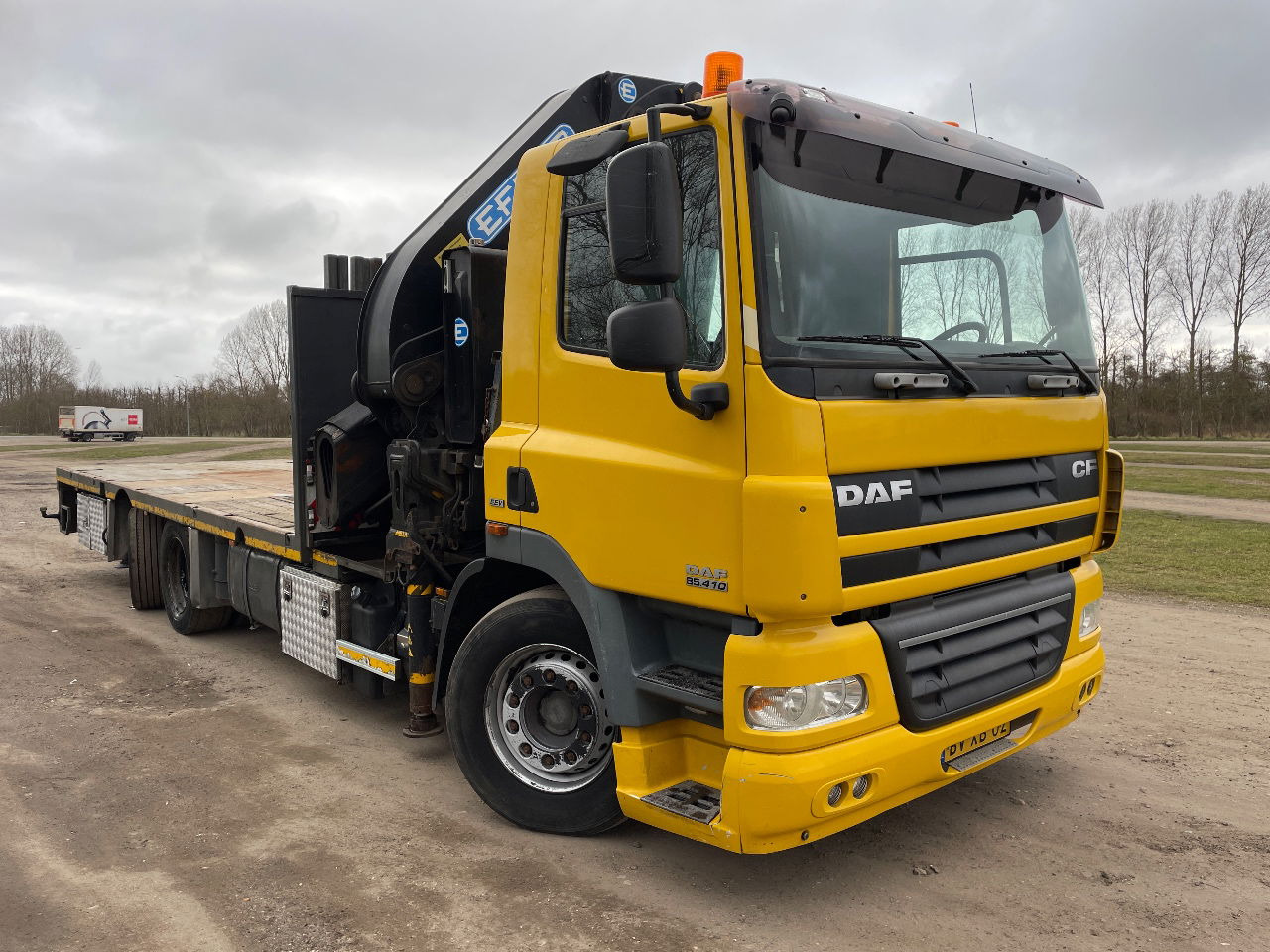 DAF 85.410 Met Effer 470 6s laadkraan ladekran loadercrane crane palfinger hiab fassi - Camión grúa: foto 5 DAF 85.410 Met Effer 470 6s laadkraan ladekran loadercrane crane palfinger hiab fassi - Camión grúa: foto 5
