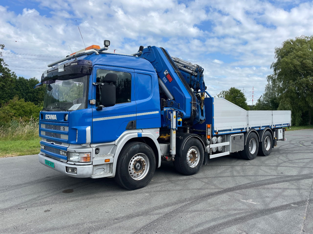 Scania P124-400 124 with hiab 550 crane with jib, excellent condition - Camión grúa: foto 4 Scania P124-400 124 with hiab 550 crane with jib, excellent condition - Camión grúa: foto 4