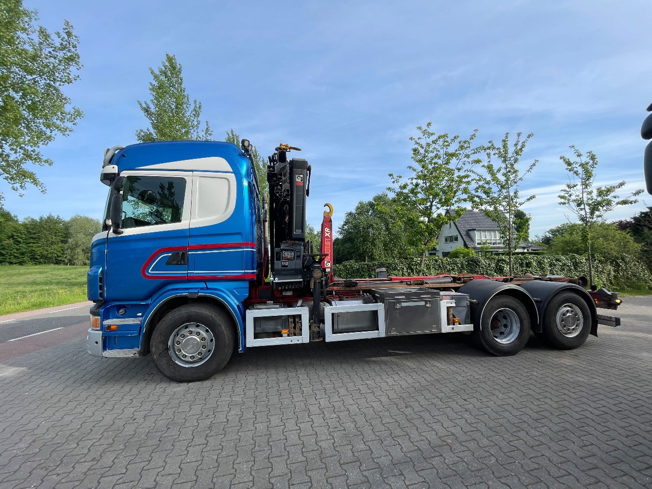 Scania R480  - Camión portacontenedore/ Intercambiable, Camión grúa: foto 2 Scania R480  - Camión portacontenedore/ Intercambiable, Camión grúa: foto 2