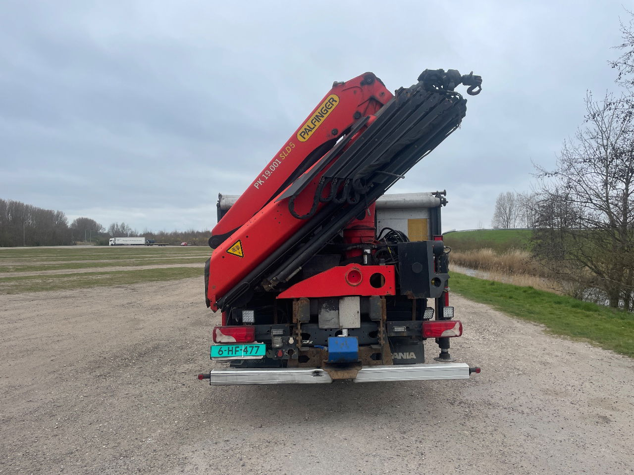 Scania R480 with Palfinger PK 19.001 SLD crane - Camión caja abierta: foto 4 Scania R480 with Palfinger PK 19.001 SLD crane - Camión caja abierta: foto 4