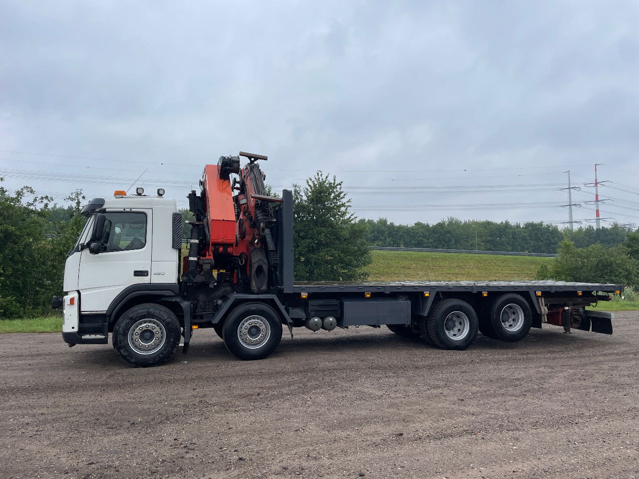 Volvo FM 12.420 with palfinger PK56002 with jib and winch, excellent condition - Camión grúa: foto 4 Volvo FM 12.420 with palfinger PK56002 with jib and winch, excellent condition - Camión grúa: foto 4