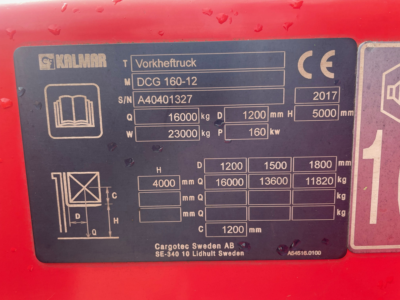 Carretilla para contenedores Kalmar DCG160-12: foto 6 Carretilla para contenedores Kalmar DCG160-12: foto 6