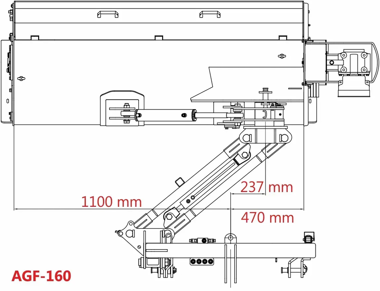 Kosiarka bijakowa Jansen AGF-160 tylno-boczna hydrauliczna z unoszoną pokrywą - Desbrozadora de martillos: foto 2 Kosiarka bijakowa Jansen AGF-160 tylno-boczna hydrauliczna z unoszoną pokrywą - Desbrozadora de martillos: foto 2