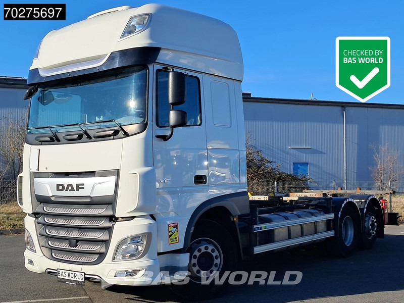 DAF XF 480 6X2 FAN SSC Retarder Lift+Lenkachse StandKlima ACC Euro 6 - Camión portacontenedore/ Intercambiable: foto 1 DAF XF 480 6X2 FAN SSC Retarder Lift+Lenkachse StandKlima ACC Euro 6 - Camión portacontenedore/ Intercambiable: foto 1