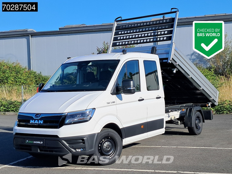 MAN TGE 3.180 Neu! Dreiseitenkipper Automatik 2025 Facelift 180PS AHK LED Klima Tempomat Navi ACC Euro6 Kieper 3m3 A/C Towbar Cruise control - Volquete furgoneta: foto 1 MAN TGE 3.180 Neu! Dreiseitenkipper Automatik 2025 Facelift 180PS AHK LED Klima Tempomat Navi ACC Euro6 Kieper 3m3 A/C Towbar Cruise control - Volquete furgoneta: foto 1