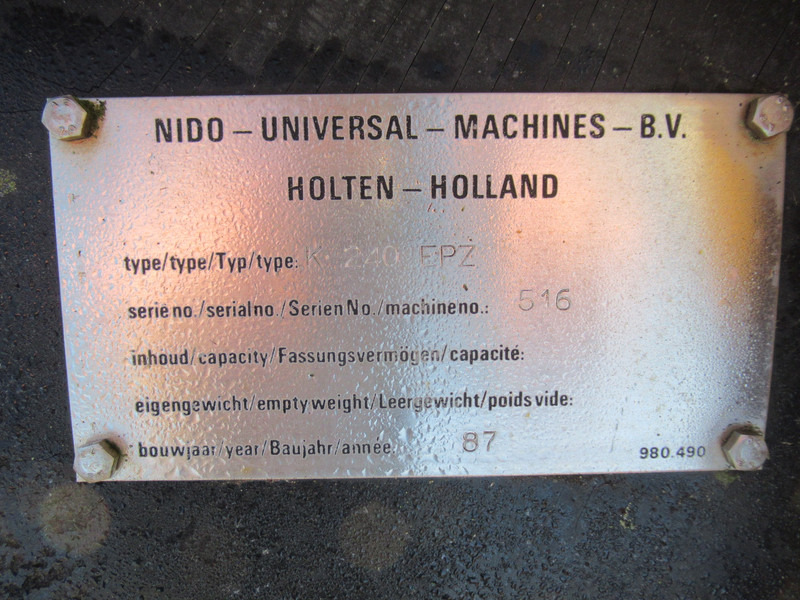 NIDO K240EPZ 24V 270CM Schneepflug - Snowplow - Sneeuwploeg - Máquina quitanieve: foto 5 NIDO K240EPZ 24V 270CM Schneepflug - Snowplow - Sneeuwploeg - Máquina quitanieve: foto 5