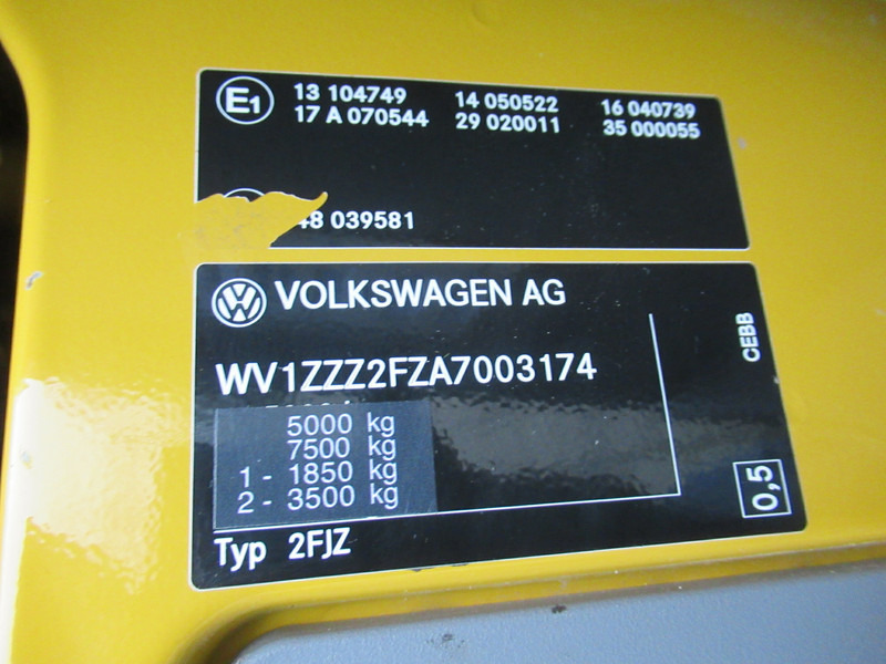 Camión volquete, Camión grúa Volkswagen Crafter 50 2.5TDI 80KW HIAB 033 B-2 + Kipper Tipper: foto 13