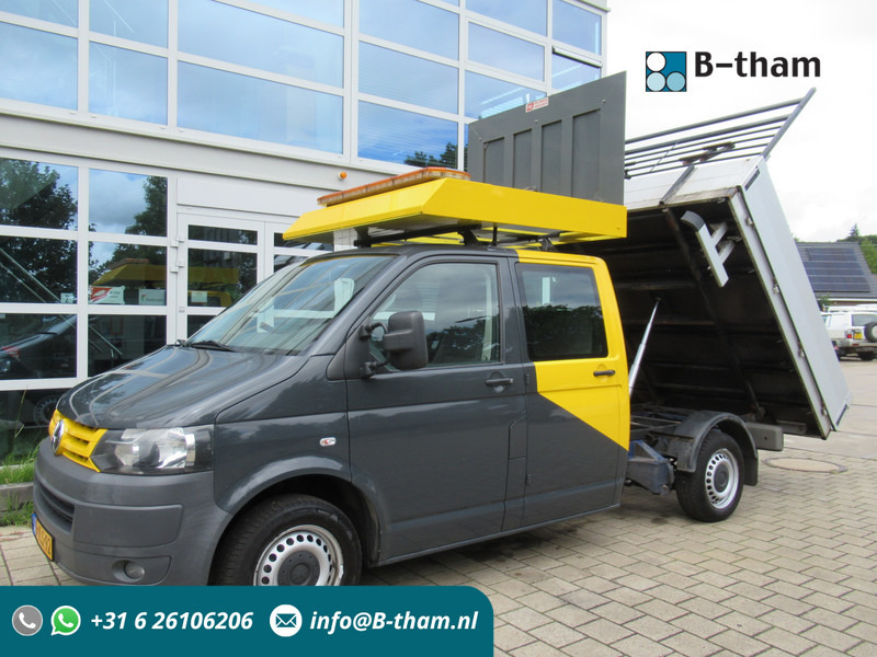 Volkswagen Transporter T5 2.0 TDI 75KW L2H1 DOKA dubbelcabine Kipper Actiebord - Volquete furgoneta, Furgoneta combi: foto 1 Volkswagen Transporter T5 2.0 TDI 75KW L2H1 DOKA dubbelcabine Kipper Actiebord - Volquete furgoneta, Furgoneta combi: foto 1