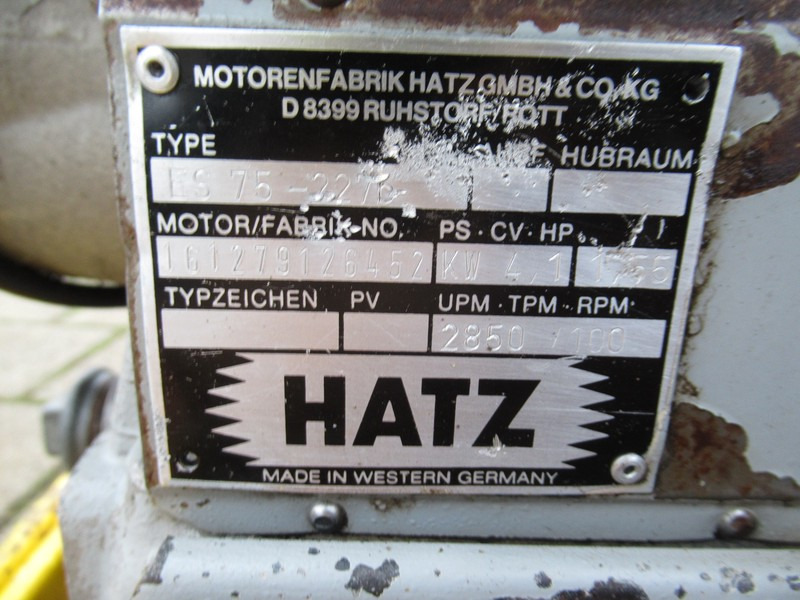 Wacker - Hatz DPS Trilplaat ES 75-2275, 4,1KW - Plancha reversible: foto 4 Wacker - Hatz DPS Trilplaat ES 75-2275, 4,1KW - Plancha reversible: foto 4